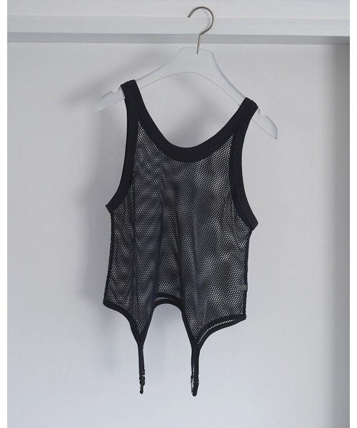anuke（アンヌーク）の「Vintage Mesh Tanktop（Tシャツ/カットソー