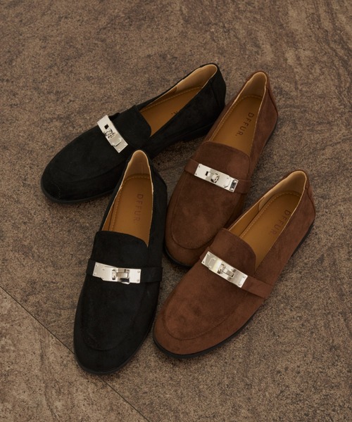 セール】ビット付スエードローファー（ローファー）｜DFFUR.（ディフル