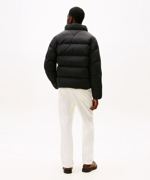 TOMMY HILFIGER(トミーヒルフィガー)の「ダウンスタンドパッファジャケット(ダウンジャケット/コート・メンズ・ブラック/ベージュ/ネイビー・MEDIUM/LARGE/SMALL/X-LARGE)」の6枚目の写真