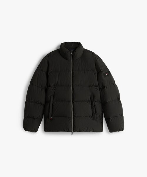 TOMMY HILFIGER(トミーヒルフィガー)の「ダウンスタンドパッファジャケット(ダウンジャケット/コート・メンズ・ブラック/ベージュ/ネイビー・MEDIUM/LARGE/SMALL/X-LARGE)」の7枚目の写真
