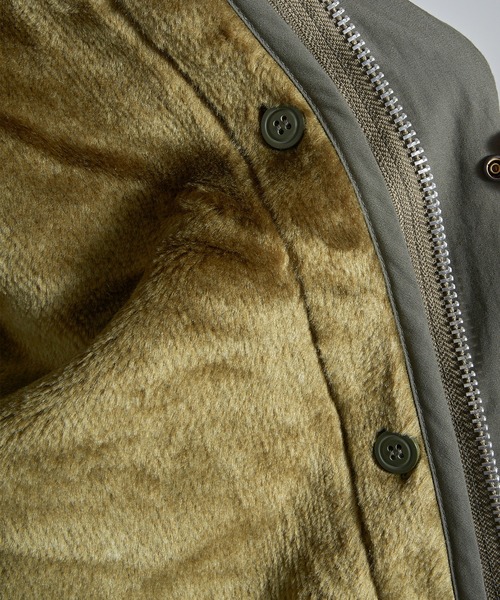 HOUSTON(ヒューストン)の「【HOUSTON】M-51 PARKA with LINER モッズコート5409M(モッズコート・メンズ・オリーブ/ブラック・S/M/L)」の9枚目の写真