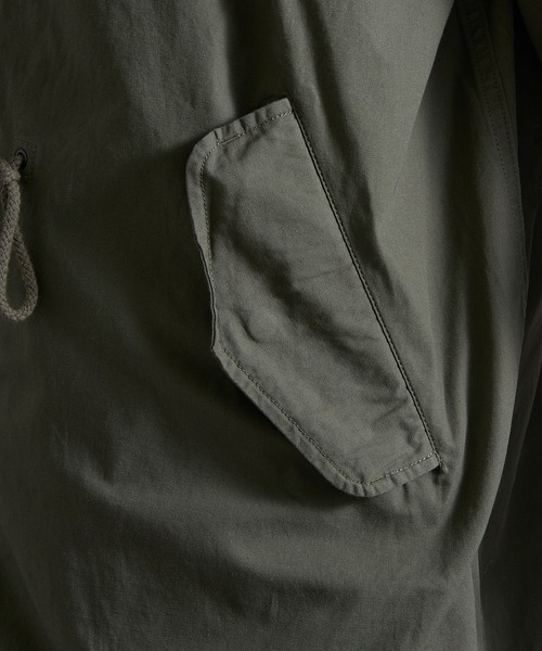 HOUSTON(ヒューストン)の「【HOUSTON】M-51 PARKA with LINER モッズコート5409M(モッズコート・メンズ・オリーブ/ブラック・S/M/L)」の10枚目の写真