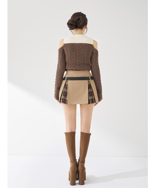 チェックドッキングミニスカート（スカート）｜Darich（ダーリッチ）の