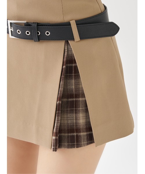 チェックドッキングミニスカート（スカート）｜Darich（ダーリッチ）の