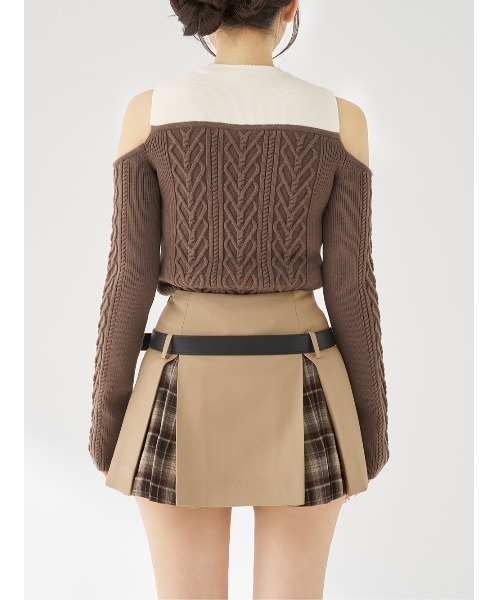 チェックドッキングミニスカート（スカート）｜Darich（ダーリッチ）の