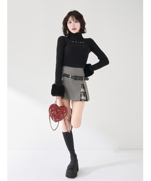 チェックドッキングミニスカート（スカート）｜Darich（ダーリッチ）の