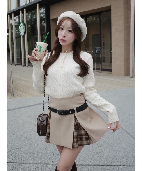 チェックドッキングミニスカート（スカート）｜Darich（ダーリッチ）の