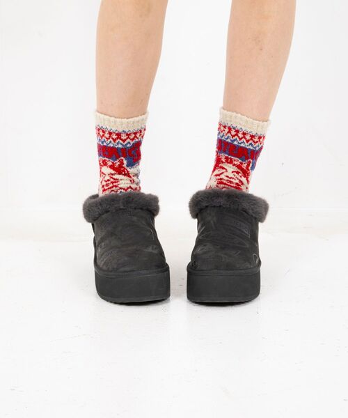 HYSTERIC GLAMOUR（ヒステリックグラマー）の「MOTOR CITY FEVER プラットフォームスリッポン（スリッポン・レディース・チャコールグレー/ブラウン・23cm/24cm/25cm）」の13枚目の写真