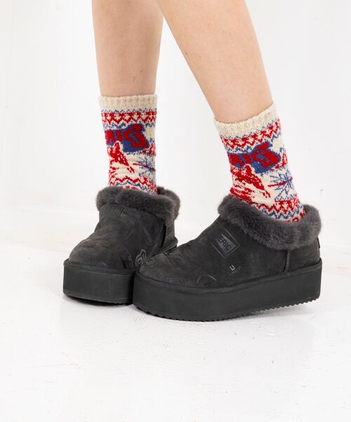 ヒステリックグラマーのスリッポン HYSTERIC GLAMOUR（ヒステリックグラマー）の「MOTOR CITY FEVER