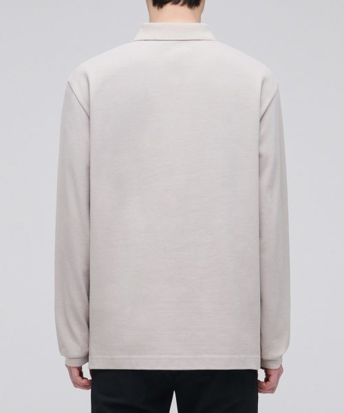 MUSINSA STANDARD（ムシンサスタンダード）の「長袖ピケポロシャツ【きのこ】（ポロシャツ・メンズ・その他・SMALL/MEDIUM/LARGE/X-LARGE/XX-LARGE）」の2枚目の写真