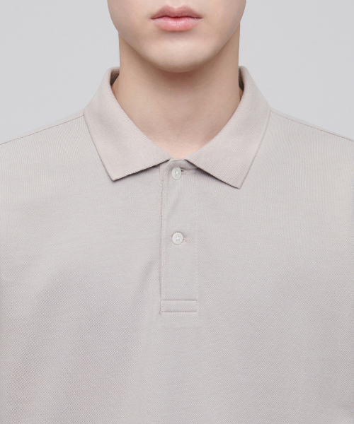 MUSINSA STANDARD（ムシンサスタンダード）の「長袖ピケポロシャツ【きのこ】（ポロシャツ・メンズ・その他・SMALL/MEDIUM/LARGE/X-LARGE/XX-LARGE）」の3枚目の写真