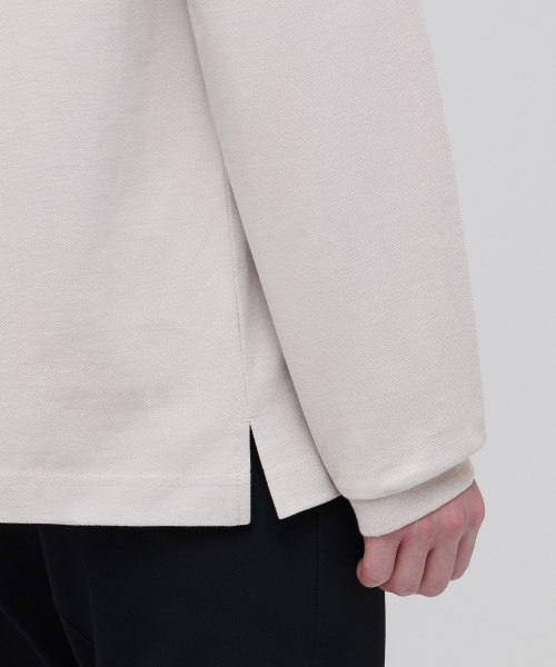 MUSINSA STANDARD（ムシンサスタンダード）の「長袖ピケポロシャツ【きのこ】（ポロシャツ・メンズ・その他・SMALL/MEDIUM/LARGE/X-LARGE/XX-LARGE）」の5枚目の写真