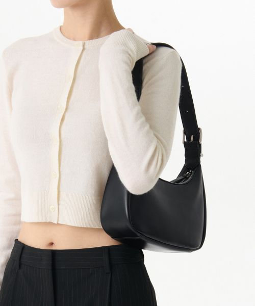 MUSINSA STANDARD WOMAN（ムシンサスタンダードウーマン）の「アーチホーボバッグ [ブラック]（ショルダーバッグ・レディース・その他・FREE）」の6枚目の写真