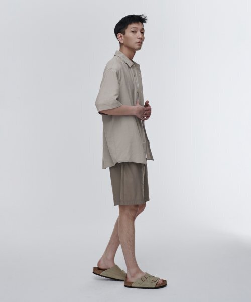 MUSINSA STANDARD（ムシンサスタンダード）の「クーリングバンディングショーツ [ダスティベージュ]（その他パンツ・メンズ・その他・38/36/34/32/30/26/28）」の9枚目の写真