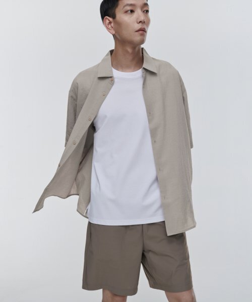 MUSINSA STANDARD（ムシンサスタンダード）の「クーリングバンディングショーツ [ダスティベージュ]（その他パンツ・メンズ・その他・38/36/34/32/30/26/28）」の7枚目の写真