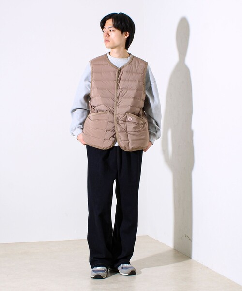 Vincent et Mireille】Stitchless down vest（ダウンベスト）｜Vincent