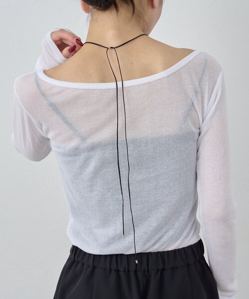 GALLARDAGALANTE（ガリャルダガランテ）の「リングトップコードネックレス（リング・レディース・シルバー/ゴールド・FREE）」の5枚目の写真