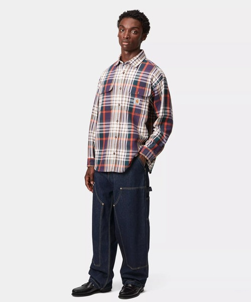 Carhartt WIP（カーハートダブリューアイピー）の「Carhartt WIP/カーハートダブリューアイピー NASH DOUBLEKNEE PANT I032106_Blue rinse（その他パンツ・メンズ・ブルー・XS/S/M/L）」の3枚目の写真