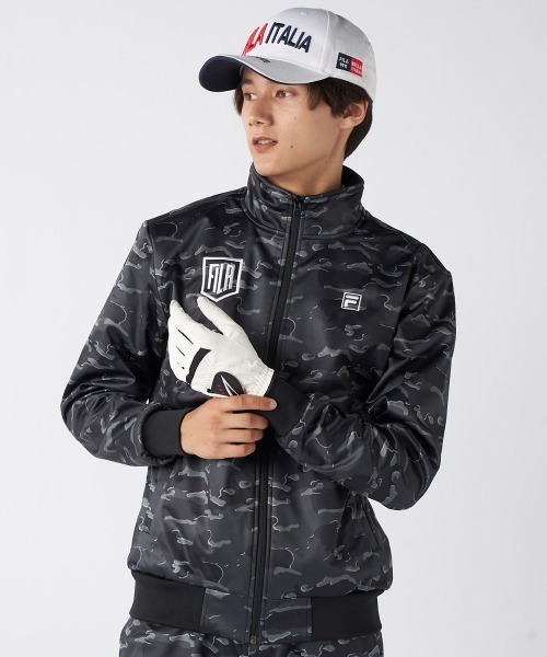 FILA GOLF(フィラゴルフ )の「【FILA GOLF:フィラゴルフ】ボンディングブルゾン ゴルフ 防風・保温(ブルゾン・メンズ・ホワイト/ブルー/ブラック・LARGE/X-LARGE/XX-LARGE/MEDIUM)」の3枚目の写真
