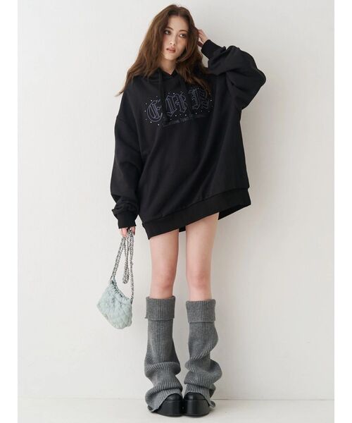 EVRIS（エヴリス）の「レッグウォーマーセットチャンキーヒールローファー（ブーツ・レディース・ブラック/ブラウン・MEDIUM/LARGE/SMALL）」の14枚目の写真