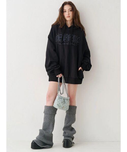 EVRIS（エヴリス）の「レッグウォーマーセットチャンキーヒールローファー（ブーツ・レディース・ブラック/ブラウン・MEDIUM/LARGE/SMALL）」の15枚目の写真