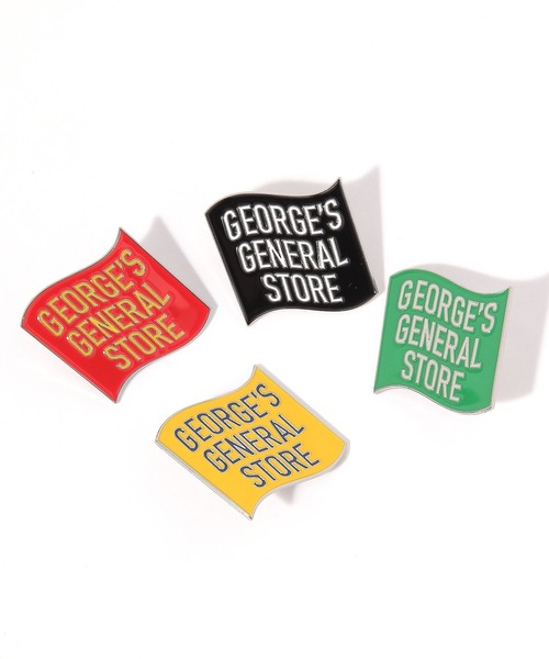 GEORGE'S（ジョージズ）の「ジョージズ ピンズ (フラッグ)（バッジ・レディース・レッド/グリーン/イエロー/ブラック・FREE）」の6枚目の写真