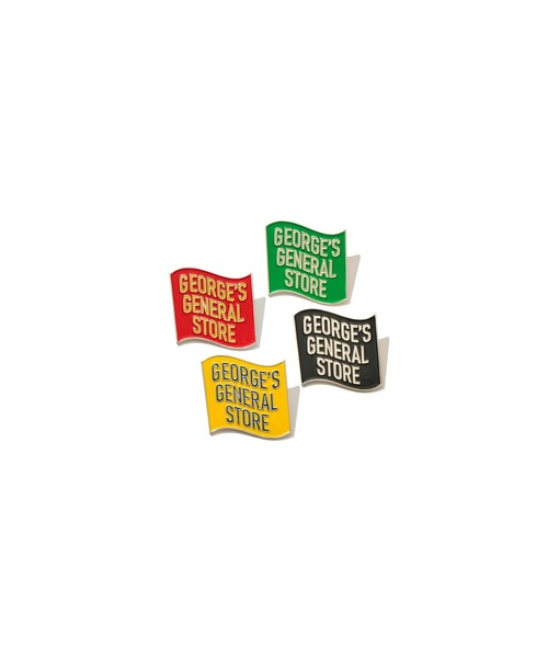 GEORGE'S（ジョージズ）の「ジョージズ ピンズ (フラッグ)（バッジ・レディース・レッド/グリーン/イエロー/ブラック・FREE）」の7枚目の写真