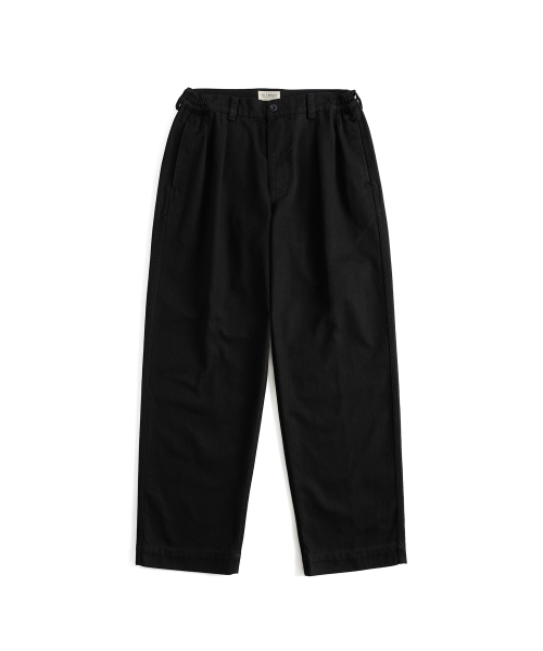 WILD BRICKS(ワイルドブリックス)の「W24 OFFICER PANTS (black)(スラックス・メンズ・その他・LARGE/X-LARGE/MEDIUM)」の1枚目の写真