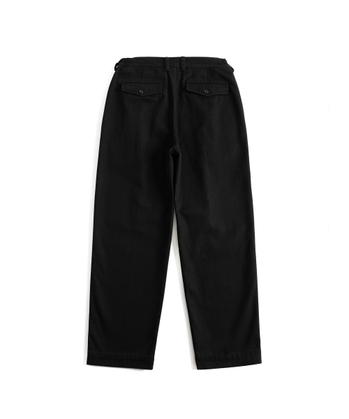 WILD BRICKS(ワイルドブリックス)の「W24 OFFICER PANTS (black)(スラックス・メンズ・その他・LARGE/X-LARGE/MEDIUM)」の2枚目の写真