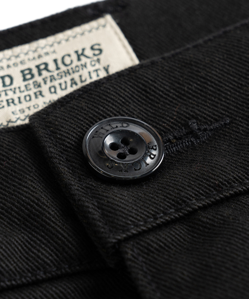 WILD BRICKS(ワイルドブリックス)の「W24 OFFICER PANTS (black)(スラックス・メンズ・その他・LARGE/X-LARGE/MEDIUM)」の4枚目の写真
