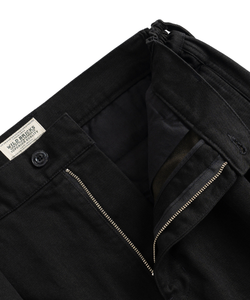 WILD BRICKS(ワイルドブリックス)の「W24 OFFICER PANTS (black)(スラックス・メンズ・その他・LARGE/X-LARGE/MEDIUM)」の6枚目の写真