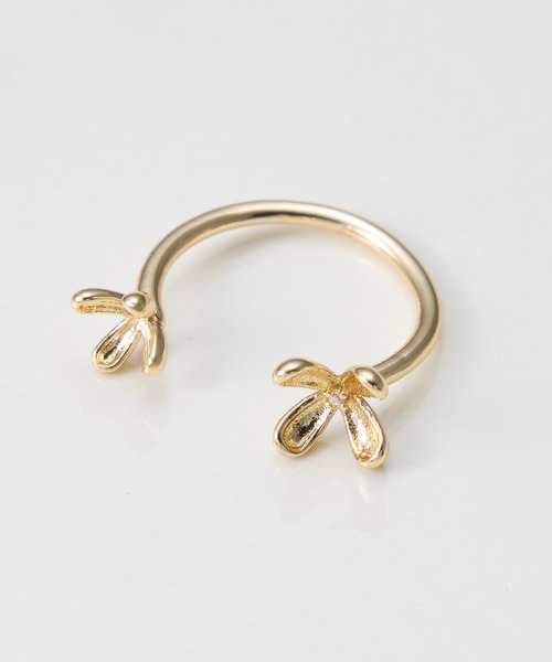 PAPILLONNER（パピヨネ）の「PAPILLONNER/フラワーリング/2点セット（リング・レディース・ゴールド・FREE）」の2枚目の写真