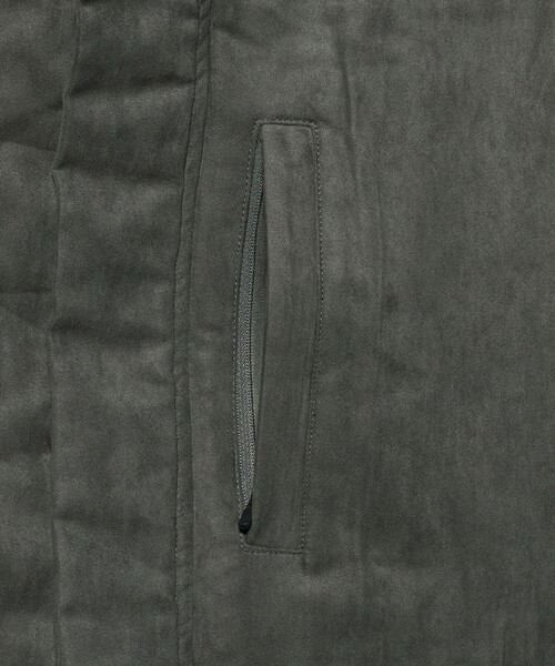 A DAY IN THE LIFE UNITED ARROWS(アデイインザライフユナイテッドアローズ)の「スエードライク ダウンブルゾン<A DAY IN THE LIFE>(ブルゾン・メンズ・ベージュ/ネイビー/グレー系・XL/M/L)」の6枚目の写真