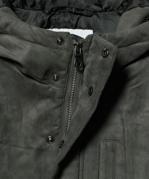 A DAY IN THE LIFE UNITED ARROWS(アデイインザライフユナイテッドアローズ)の「スエードライク ダウンブルゾン<A DAY IN THE LIFE>(ブルゾン・メンズ・ベージュ/ネイビー/グレー系・XL/M/L)」の7枚目の写真