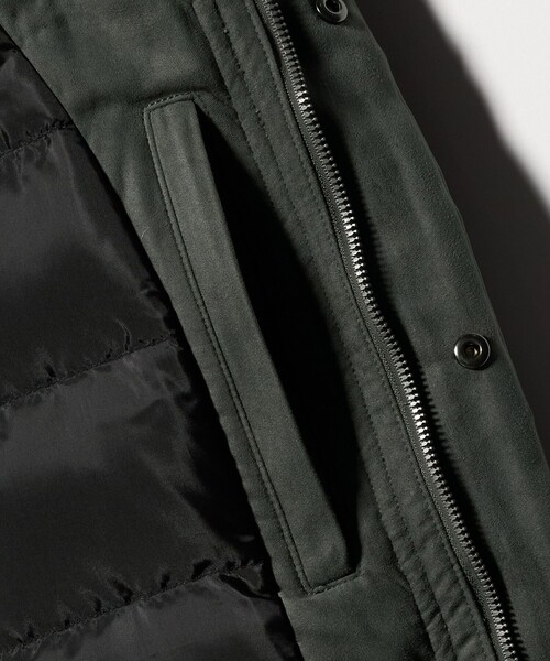 A DAY IN THE LIFE UNITED ARROWS(アデイインザライフユナイテッドアローズ)の「スエードライク ダウンブルゾン<A DAY IN THE LIFE>(ブルゾン・メンズ・ベージュ/ネイビー/グレー系・XL/M/L)」の10枚目の写真