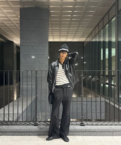 COSTUME O’CLOCK（コスチュームオクロック）の「ルーズフィットフレアスラックス ブラック COOSPT250BLACK（スラックス・メンズ・その他・34/26/28/30/32）」の18枚目の写真