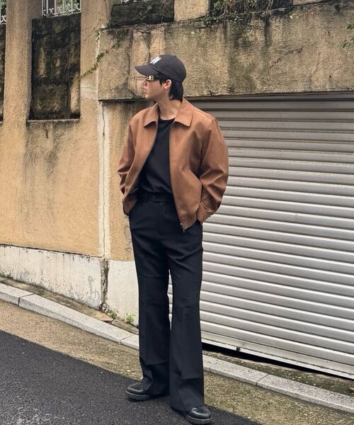 COSTUME O’CLOCK（コスチュームオクロック）の「ルーズフィットフレアスラックス ブラック COOSPT250BLACK（スラックス・メンズ・その他・34/26/28/30/32）」の13枚目の写真