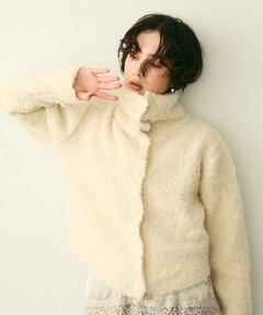 セール】カシミヤファーニットコンビジレ（ベスト）｜ANAYI（アナイ