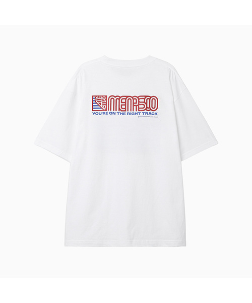 MENASOO(ミナス)の「Mns Hearttrack Graphic T Shirt_White(Tシャツ/カットソー・レディース・ホワイト・1/2/3)」の1枚目の写真