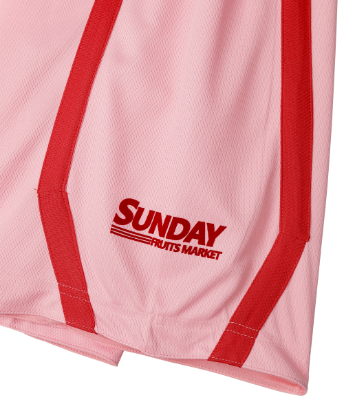 SUNDAY FRUIT MARKET（サンデーフルーツマーケット）の「SUNDAY MESH SHORT PINK（その他パンツ・メンズ・その他・MEDIUM/LARGE）」の4枚目の写真