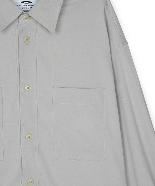 FDR(エフディーアール)の「Over Fit Pocket Shirt Jacket Gray(シャツ/ブラウス・レディース・その他・FREE)」の5枚目の写真