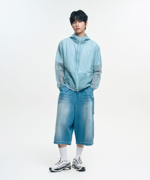 メッシュライトウェイトジャケット_スカイブルー