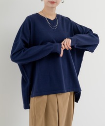 【refinedworks】 春カラー が可愛い Vネックプルオーバー