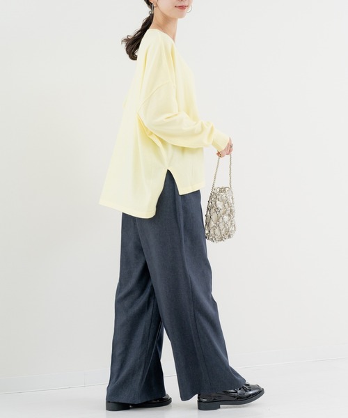 refinedworks(リファインドワークス)の「【refinedworks】 春カラー が可愛い Vネックプルオーバー(カーディガン/ボレロ・レディース・イエロー/ネイビー/ピンク・FREE)」の19枚目の写真