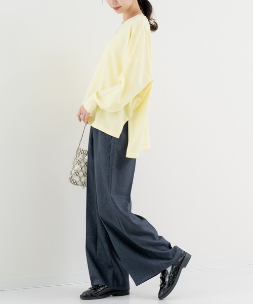 refinedworks(リファインドワークス)の「【refinedworks】 春カラー が可愛い Vネックプルオーバー(カーディガン/ボレロ・レディース・イエロー/ネイビー/ピンク・FREE)」の21枚目の写真