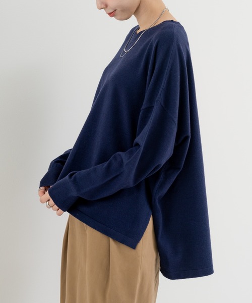 refinedworks(リファインドワークス)の「【refinedworks】 春カラー が可愛い Vネックプルオーバー(カーディガン/ボレロ・レディース・イエロー/ネイビー/ピンク・FREE)」の15枚目の写真