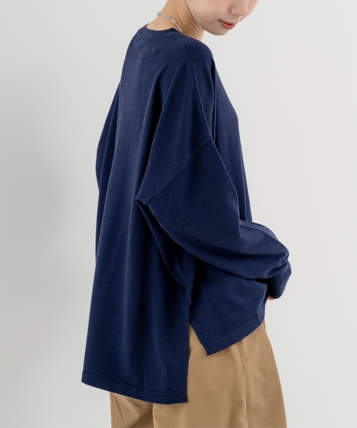 refinedworks(リファインドワークス)の「【refinedworks】 春カラー が可愛い Vネックプルオーバー(カーディガン/ボレロ・レディース・イエロー/ネイビー/ピンク・FREE)」の16枚目の写真