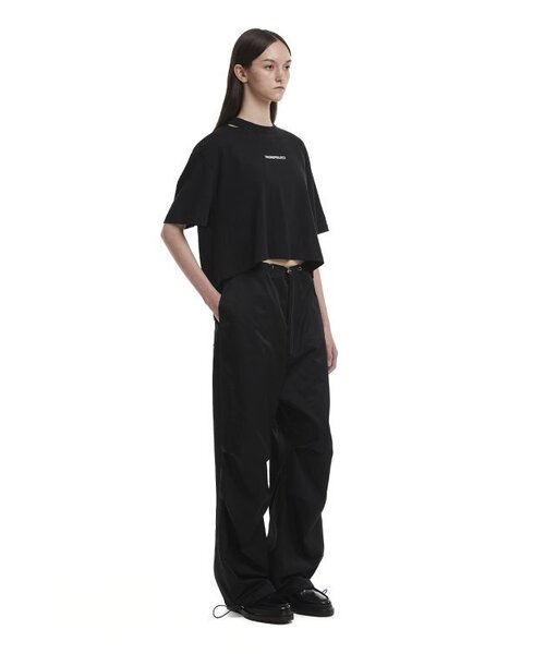 TRUNK PROJECT（トランクプロジェクト）の「Drawstring Pants_Black（スウェットパンツ・レディース・ブラック・SMALL/LARGE/X-SMALL）」の2枚目の写真