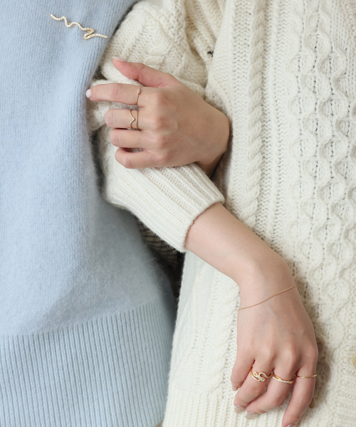 SLOBE IENA(スローブイエナ)の「SLOBE ペタルチェーンブレスレット K10(ブレスレット・レディース・ゴールド・FREE)」の10枚目の写真