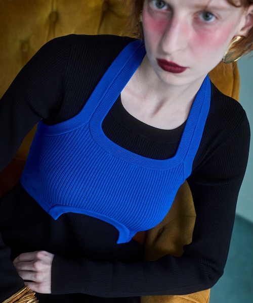 OMMO(オーエムエムオー)の「HALTER NECK KT BUSTIER OP SET(ワンピース・レディース・ブルー/ブラック/レッド・38/36)」の19枚目の写真